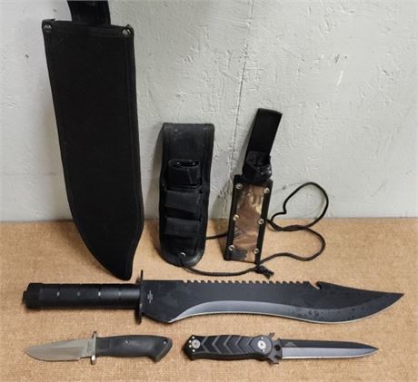 Specialty Knife Trio w/ Sheaths