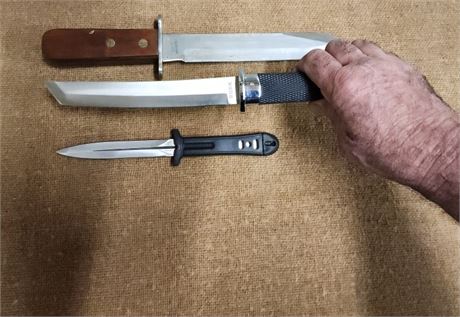 Specialty Knife Trio w/ Sheaths