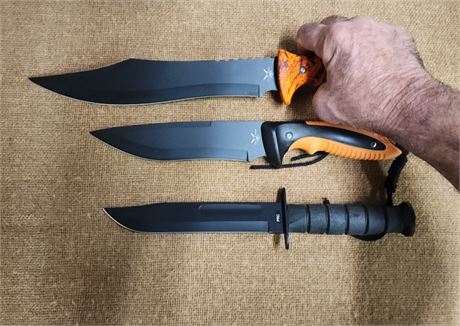 Specialty Knife Trio w/ Sheaths