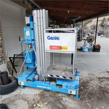 20' Genie IWP - 20S Electric Push Around Scissor Lift