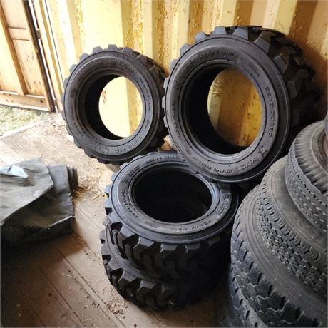 4 New Bobcat Skid-Steer Tires..10-16.5sz