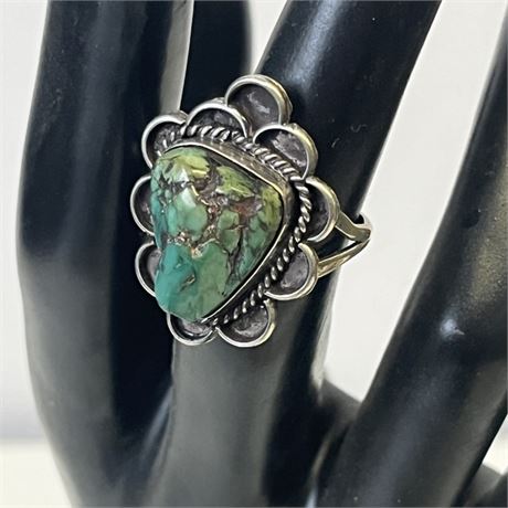 Sterling & Turquoise Ring - Sz 6