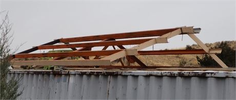 Steel Frame Roof Structure - 9'x15'