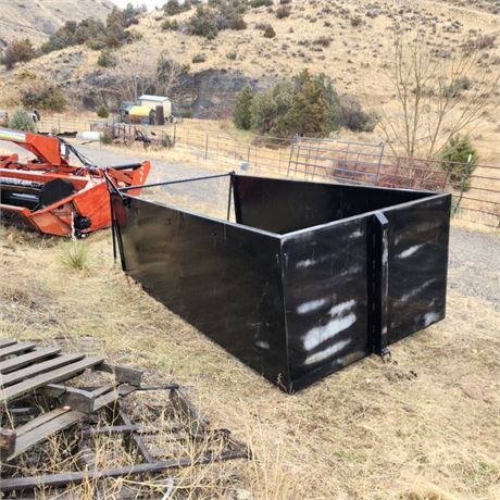 Hauling Box w/ Expanded Metal Gate w/ 12' x 75" x 50"⬆️