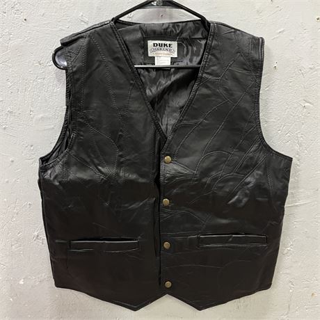 New Duke Leather Vest - Small sz