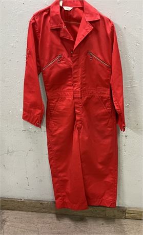 Sears Red Overalls - 34 sz