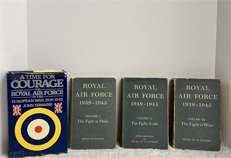 Four vintage royal Air Force books 1939-1945