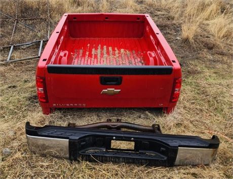 8' Chevy Silverado LT truck Box w/ Bumper - Mount and Hardware