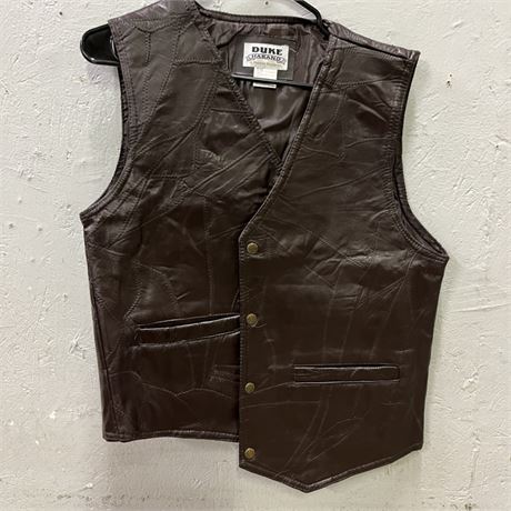 New Duke Leather Vest - Small sz