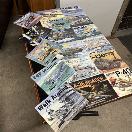 Vinatge Collectible Fighter Plane Publications