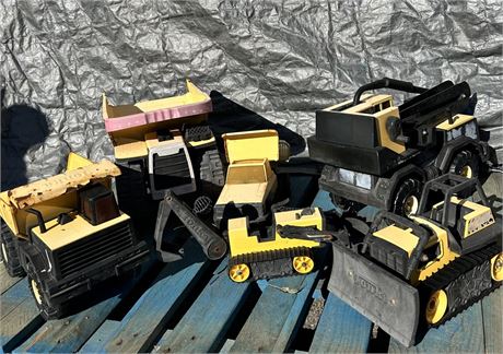 Vintage Tonka truck toys