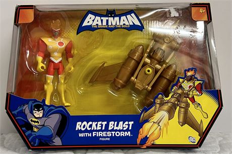 Batman, the brave and the bold rocket blast with firestorm figure