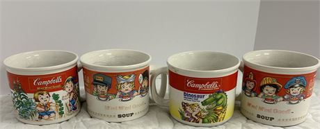 Four vintage Campbell’s soup bowls