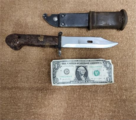 Vintage Collectible  Romanian AK 47 Bayonet