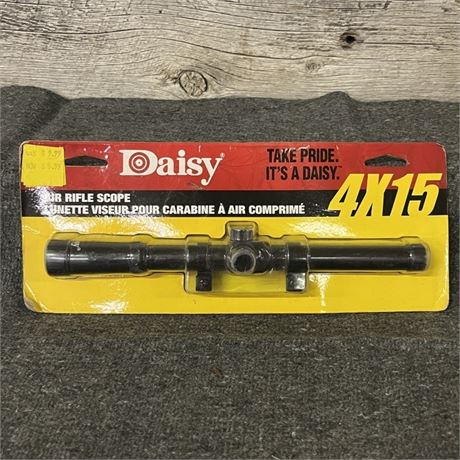 New Daisy 4x15 BB Gun Scope