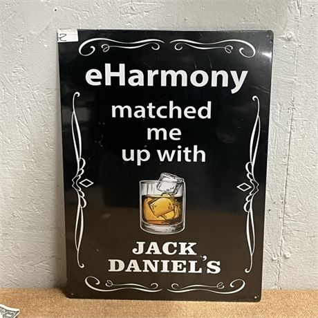 Metal Repro Jack Daniels Sign