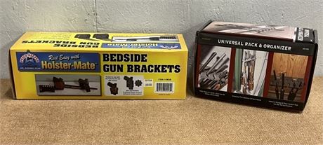 New Bedside Gun Brackets & Organizer