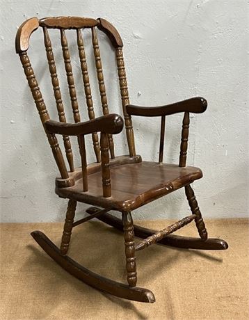 Vintage Toddler Rocking Chair