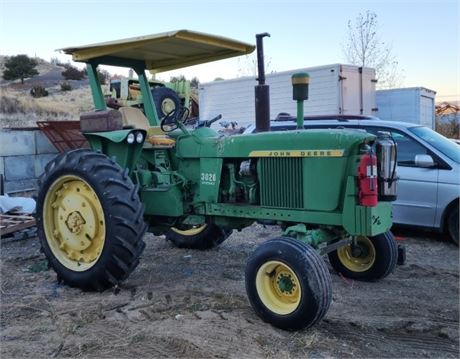 John Deere 3020 Diesel Tractor-Starts & Runs, New Batteries