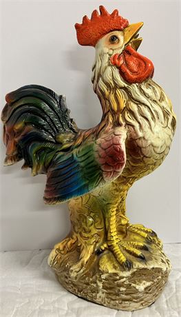 Ceramic standing rooster it stands around 16” tall