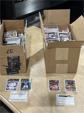 Two Boxes of Baseball Cards