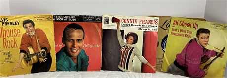 Five vintage records