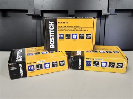 Bostitich Flooring Staples (3) - 7728pc