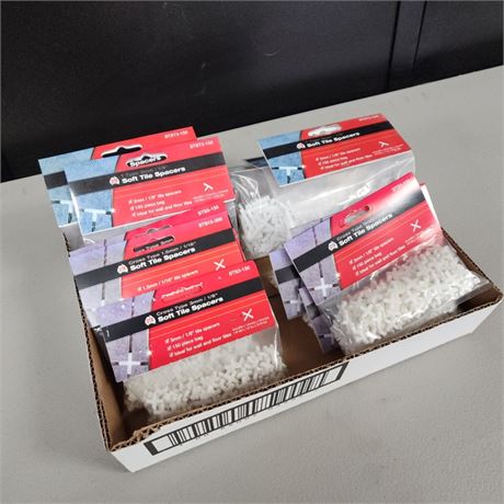 New Soft Tile Spacers - Assorted (14 bags)