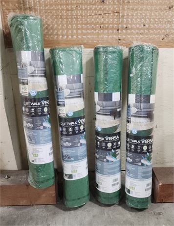 4 - Rolls QuietWalk Vinyl Floor Underlayment (3' wide rolls-100sq.ft per roll)