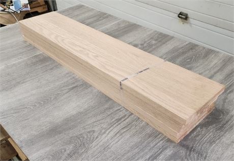 5 - Solid Red Oak Risers (36"x8")