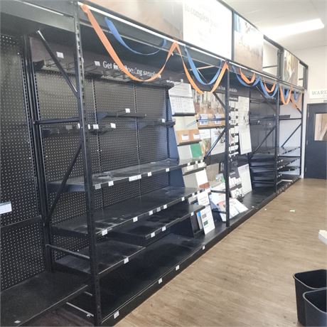 Retail Display Shelving Unit - 10' Height -you get all pieces of display on wall