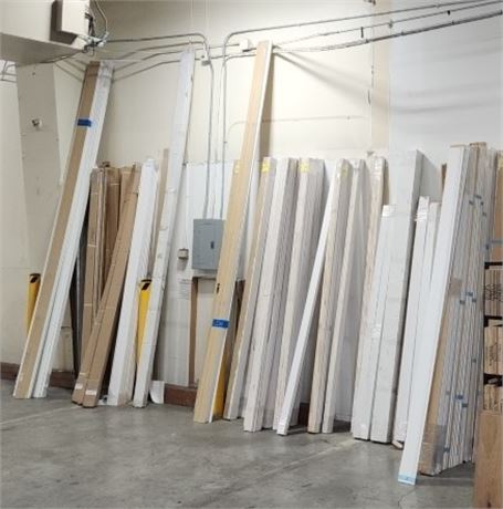 Assorted Moulding/Trim -  All on Wall - Over 400pcs. (8'-12'L)