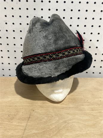 Size Small Faux Fur Fedora