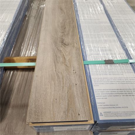 19 Boxes - Dream Home Laminate Flooring - Sand Piper Oak 12mm+Pad