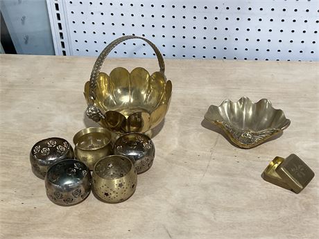 Lot of Brass Items