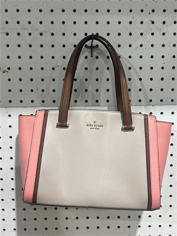 Kate Spade Two Tone Pink Satchel Purse