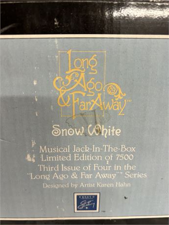 Snow White musical Jack-in-the-Box Limited, edition