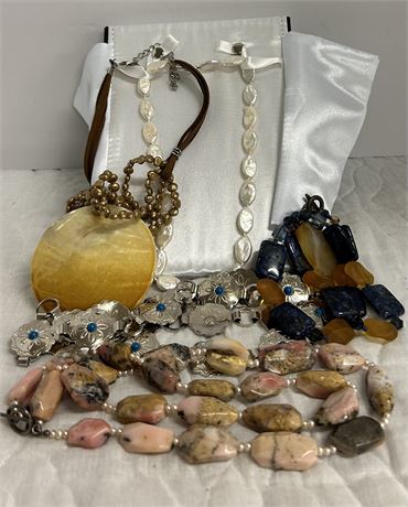 Here is a small collection of beautiful necklaces