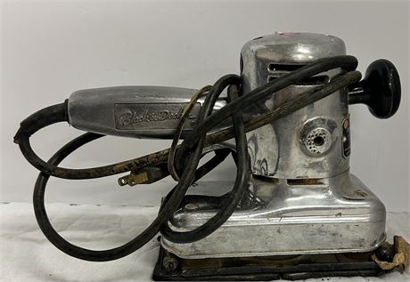 Antique black and decker corded sander