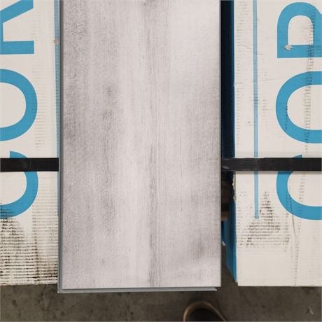 25 Boxes - Coreluxe Rigid Vinyl Plank Flooring - Mount Washington Birch 5mm+Pad