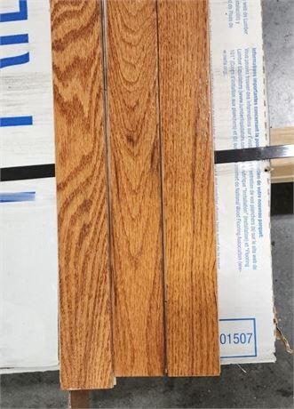 3 Boxes - Builder's Pride Prefinished Hardwood Flooring - Gunstock Oak