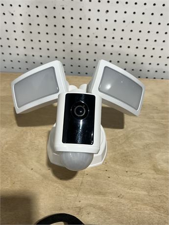 LED Dual Head Motion Sensor Security Camera with Lights