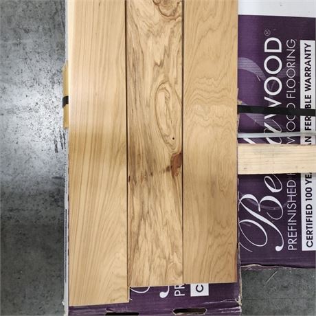 7 Boxes - Bellawood Prefinished Hardwood Flooring - Hickory