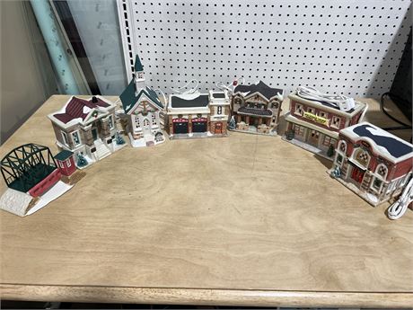 It’s A Wonderful Life Bedford Falls Garage Christmas Village