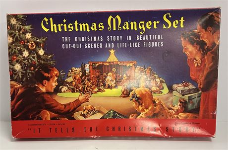 Christmas manger set