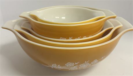 Vintage Mixing Bowl 5 Piece Set Nesting Bowls