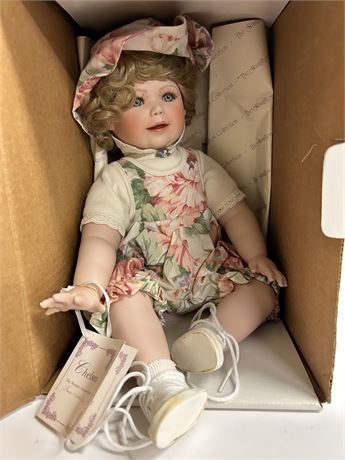 Handcrafted porcelain doll