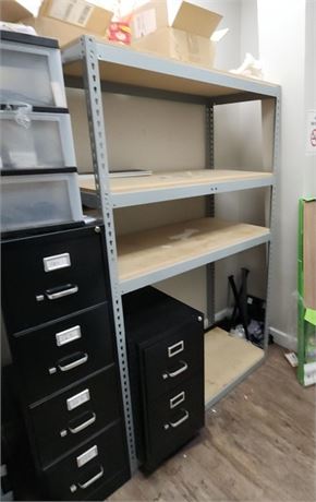 Shelving Unit - 48x24x78 (file cabs not included, shelving unit only)