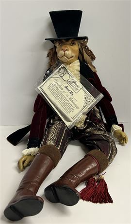 RARE FIND!!Katherines Collection Renaissance Circus Ringmaster Lion by Wayne Kle