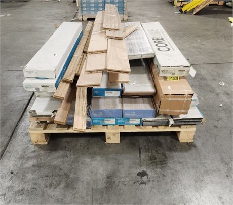 All types of flooring (assorted surprise pallet)